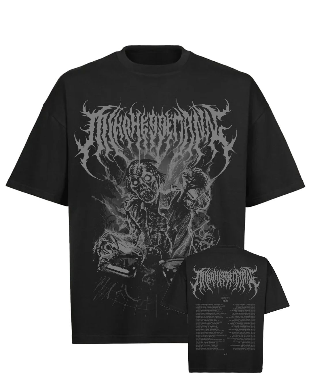 Zombie DJ Tee by Mika Heggemann